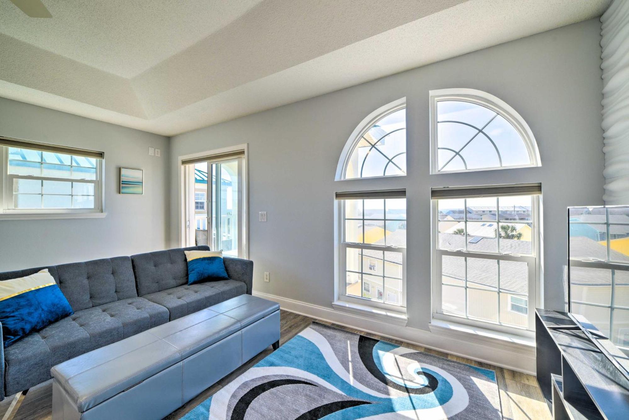 Sunny Pcb Home With Balcony Steps To The Beach! Panama City Beach Exterior foto